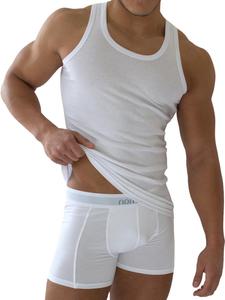 Майка normani 5 Stück Herren Feinripp Weiß, белый