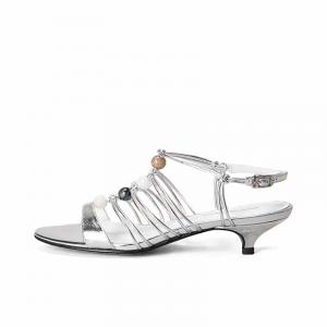 Римские сандалии женские SHOEMAKER QUEEN, Silver