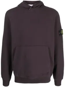 Худи с нашивкой Compass Stone Island, фиолетовый