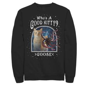 Мужской свитшот Marvel Captain Marvel Who’s A Good Kitty Goose Licensed Character