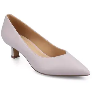 Женские туфли Pammie средней и широкой полноты без застежек на каблуке-рюмочке Journee, сиреневый