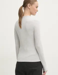 Футболка с длинным рукавом Abercrombie & Fitch, серый