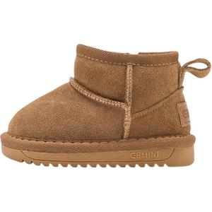 Детские зимние ботинки для дошкольников EBMINI, коричневый