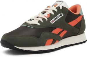 Мужские кроссовки Reebok Classic Nylon, зеленый/оранжевый