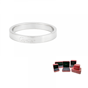 Кольцо 10s platinum c do Cartier, серебряный