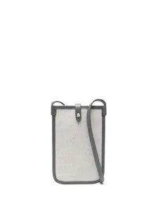 Сумка через плечо с тисненым логотипом Kiton, серый