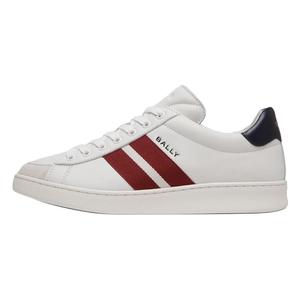 Белые мужские теннисные низкие кеды для скейтбординга BALLY