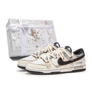 Детские скейтерские кеды Dunk Unisex Nike, Ecru