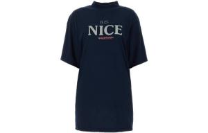 Женская футболка Balenciaga, синий