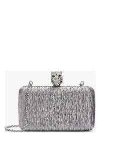 Клатч Roberto Cavalli Jeweled Tigers, серый