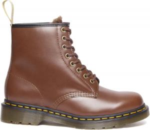 Унисекс-будущие ботинки Dr. Martens 1460 Vegan Fashion, Brown Norfolk Flat