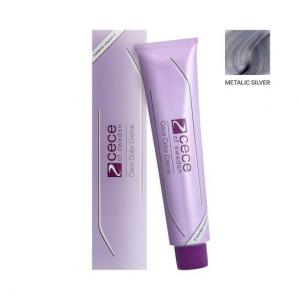 Швеция, Color Creme Metallic, крем-краска для волос (METALIC SILVER), 125 мл CeCe of, CeCe of Sweden