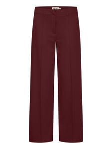 Широкие брюки со складками ICHI KATE, бургундия