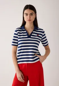 Рубашка поло kurzarm gestreift More & More, Dark Blue/Offwhite