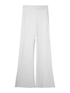 Расклешенные брюки Bershka, пятнистый серый