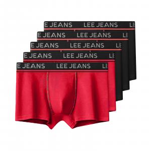 Трусы Hui Guang II Generation мужские 5 штук Lee, красный