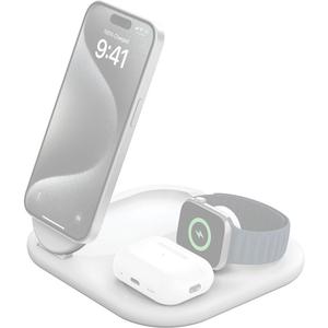 Belkin BoostCharge 15W 3-in-1 Magnetic Foldable WIZ029TTWH