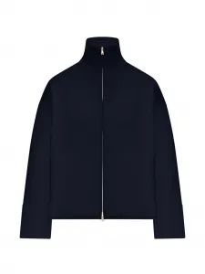 Куртка с молнией и воротником-стойкой Max Mara, синий