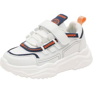 Прочные дышащие низкие детские кроссовки для бега WARRIOR, белый