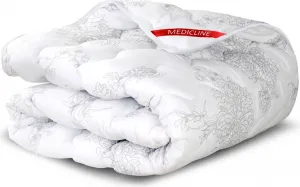 Одеяло 200х220 см, всесезонное, гипоаллергенная микрофибра, силикон с принтом AIO FACTORY