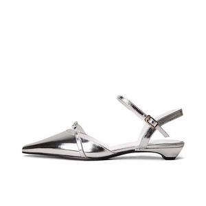 Повседневные однобортные туфли женские SHOEMAKER QUEEN, Silver