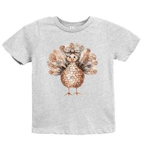 Футболка с принтом Sparkle turkey The Juniper Shop, Heather Grey