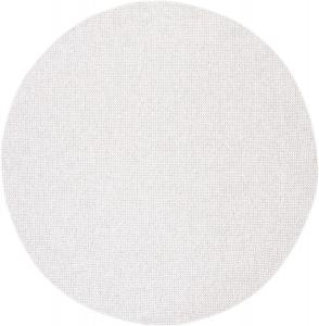 Ковер SAFAVIEH, 201 x 201 см, Lotus Collection Round, White, переходный дизайн, идеален для помещений с высокой проходимостью в гостиной, спальне и столовой (LOT106A-7R)