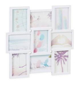 Рамка для фотографий Relaxdays Collage 9 Bilder, белый