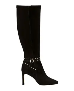 Элегантные черные ботильоны на каблуках Cosmoparis, черный