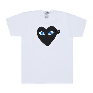 Футболка Comme des Garçons PLAY Black Heart, цвет Белый