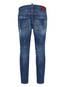 Dsquared2 узкие джинсы средней посадки, синий