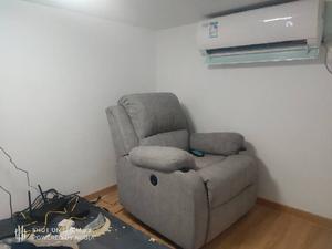 Xihao геймерское кресло, офисное, раскладное 180°, двойной мотор, темно-серый техно-текстиль, защита для глаз