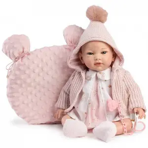 Детская кукла Guca Mary Hairless baby doll, розовый