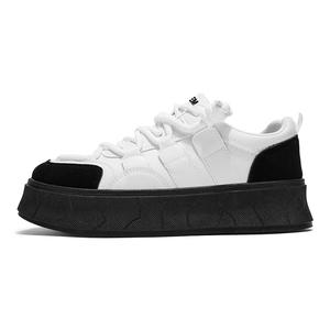 Мужские кроссовки для скейтбординга с низким верхом, амортизирующие, противоскользящие и износостойкие JKEM, Black White