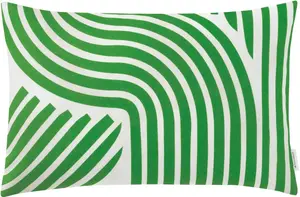 Чехлы на подушки TOM TAILOR HOME "Organic Waves", (1 шт.), из экологически чистого хлопка (BCI) 50х30 см, цвет grasgrün-hellgrün