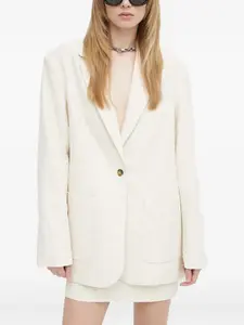 Однобортный блейзер Herskind, кремовый