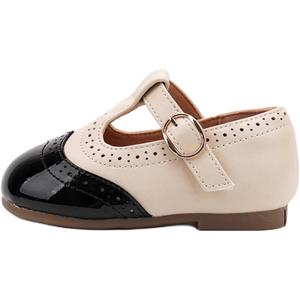 Нескользящие износостойкие низкие детские кроссовки для повседневной носки. Для детей от 3 до 7 лет. QINUOSHU, бежевый/черный