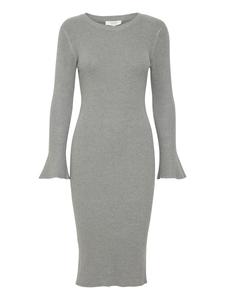 Вязаное платье b.young, серый