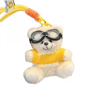 Плюшевый кулон мишка свитер 10 см высота YUEMILE