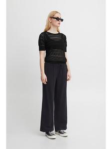 Свитер классической вязки IHMARINDA черного цвета ICHI