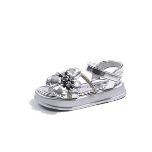 Детские сандалии с низким верхом для детей от 3 до 7 лет TONYBEAR, серебряный