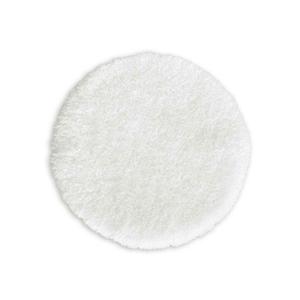 Коврики для ванной WohnDirect с высоким ворсом круглые MALMÖ белые Ø 71 см, белый