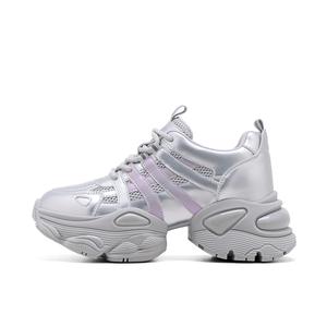 Низкие массивные кроссовки женские ST&SAT, Silver Purple