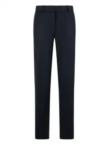 Брюки из фланели из чистой шерсти Brooks Brothers, синий