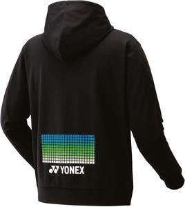 Толстовка Yonex YOS22096 Uni Knit Warm Up Hoodie, черный