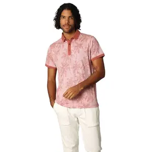 Поло с коротким рукавом Deeluxe Tiki, розовый