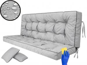 [T] Подушка для сиденья в саду для хобби, подушка для скамейки, подушка для скамейки, подушка для садовой скамейки, подушка для качелей, напольная подушка, подушка для качелей на крыльце, на открытом воздухе/в помещении - Пола - 140 см - темно-синий Hobb