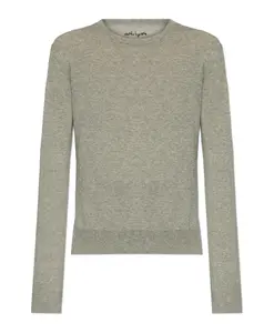 Свитер с логотипом Yohji Yamamoto, серый