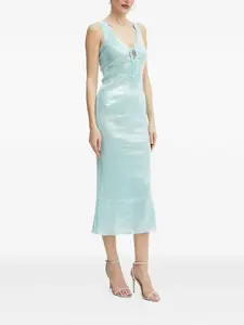 Платье миди с пайетками Bardot, синий