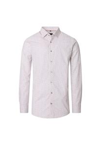 Рубашка с деловым принтом современный крой Venti, бежевый